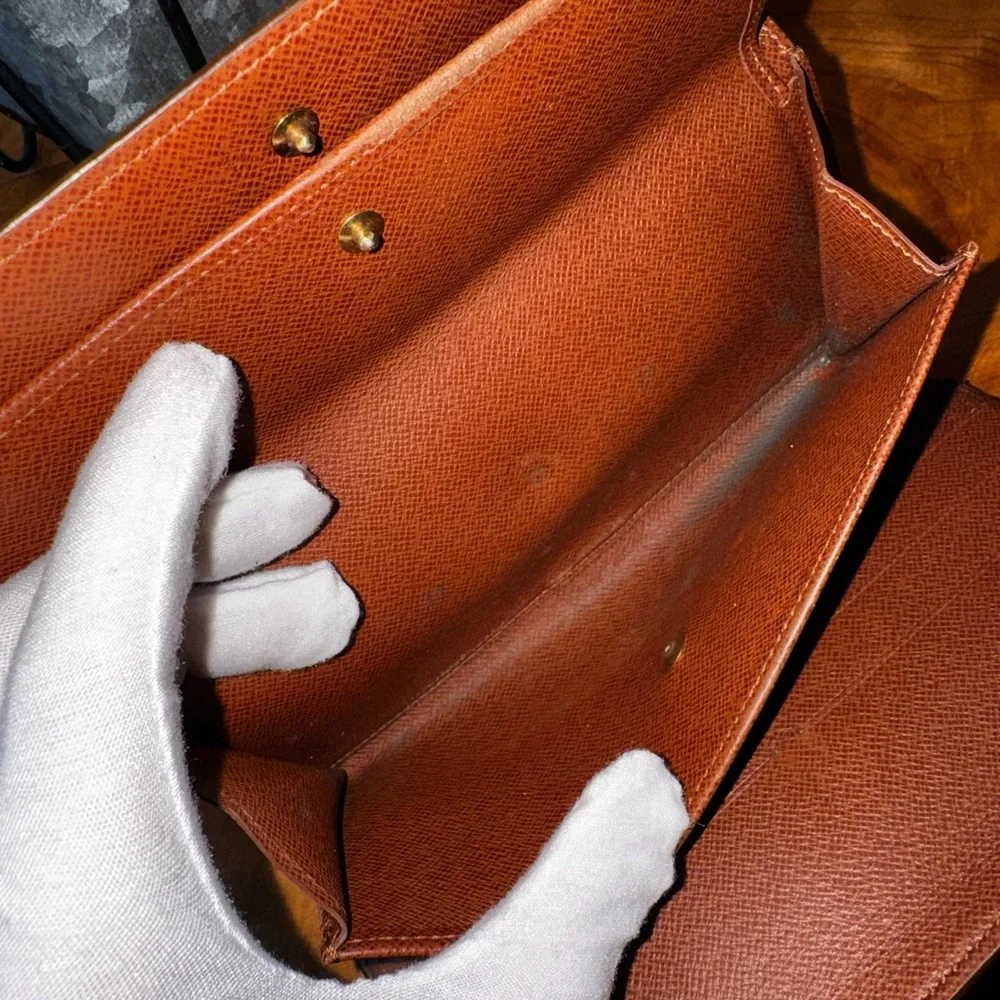 Louis Vuitton, international monogram, brown, long wallet vintage 2000 - Picture 12 of 15